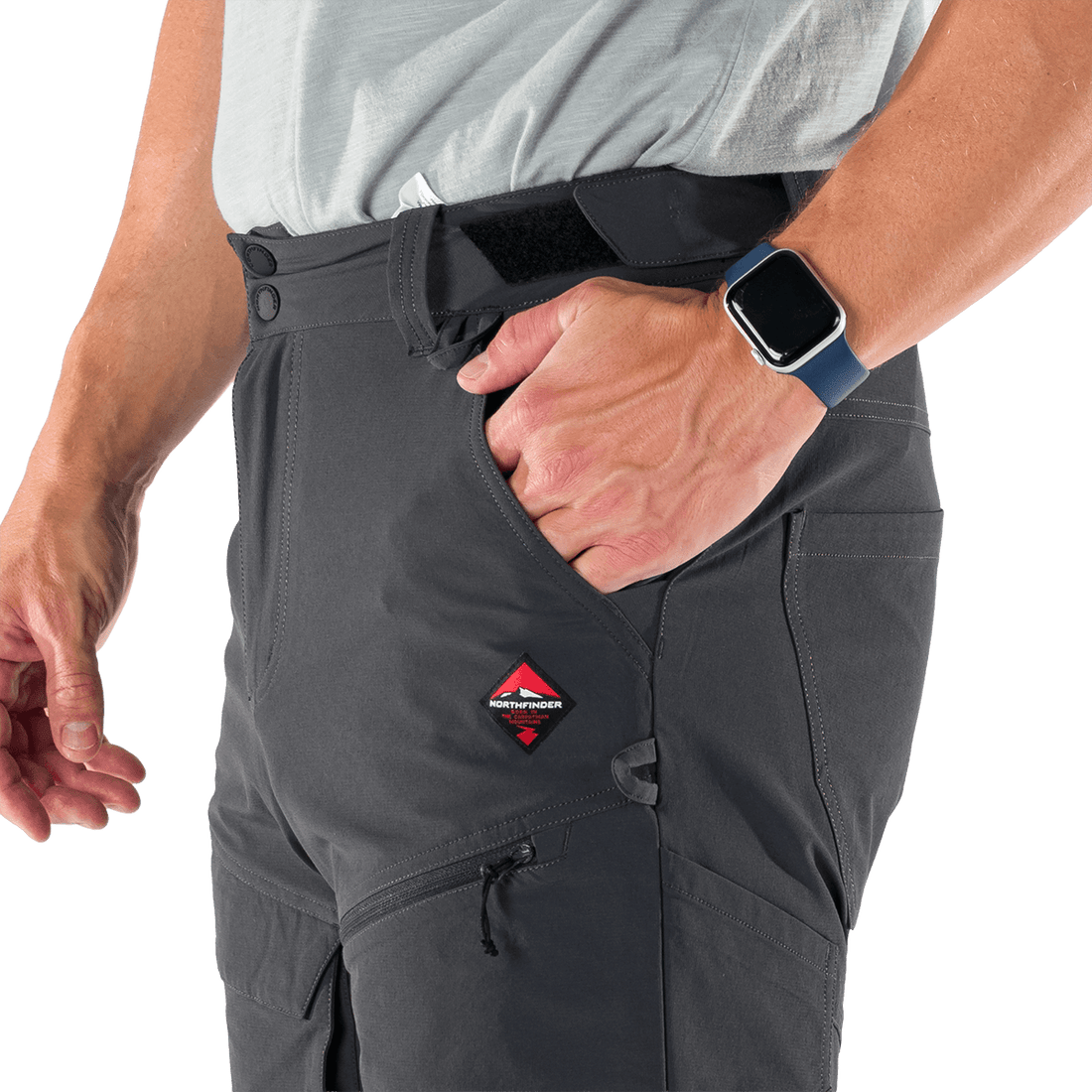 BE-3527OR men's trekking cargo stretch shorts AMADEUS