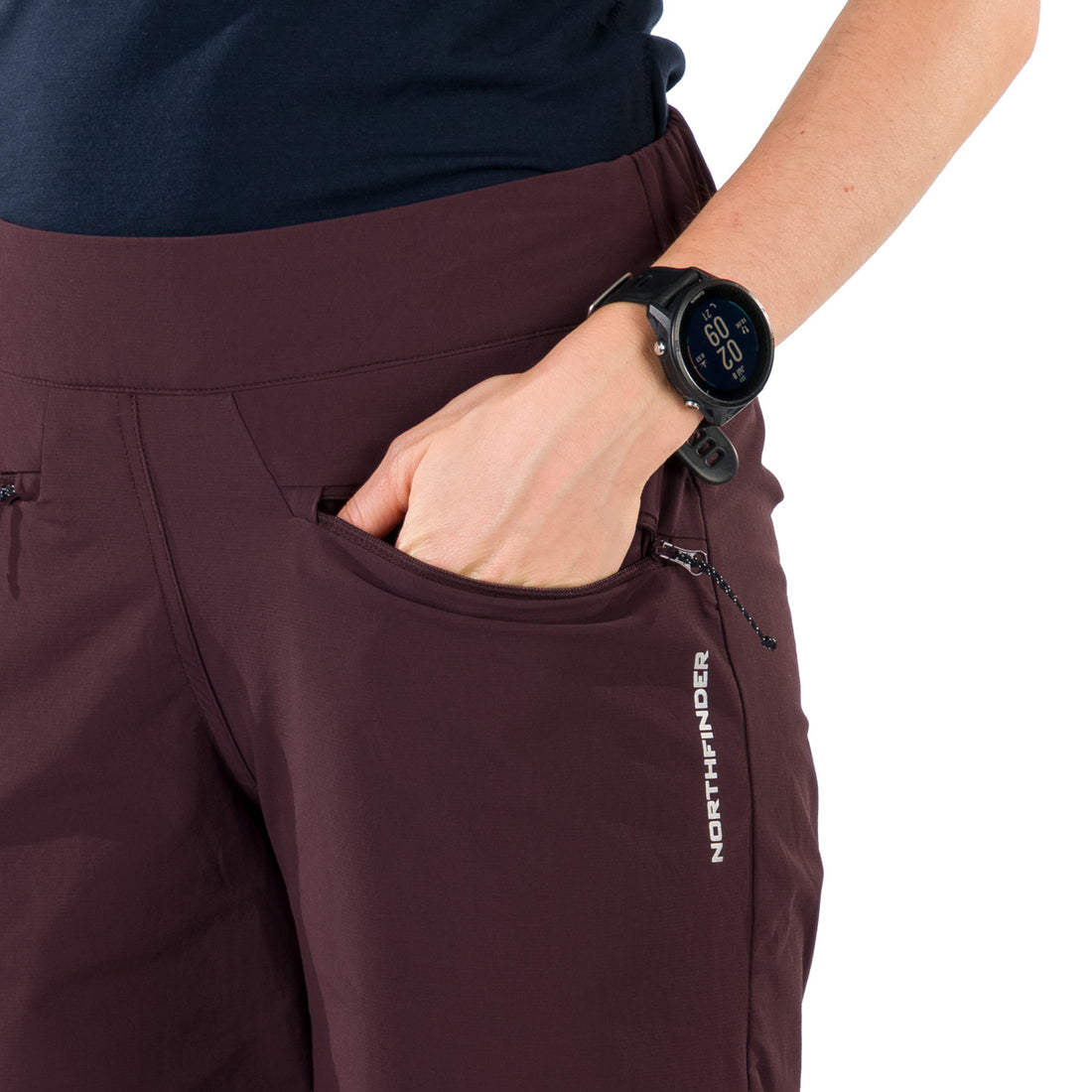 BE-4506OR women's trekking technical loose fit stretch shorts STACIE