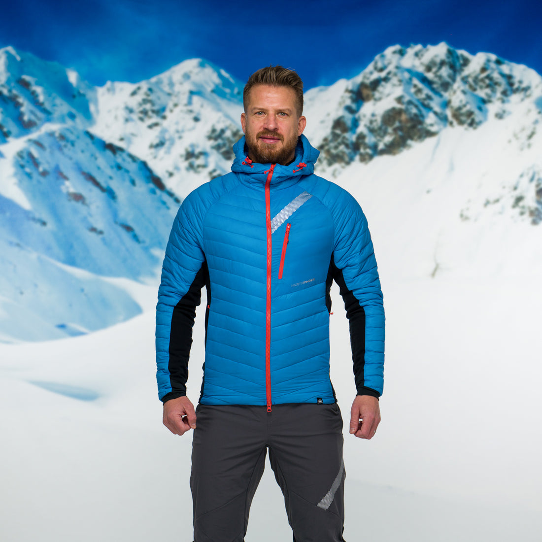 BU-38081SKP men's jacket ski-touring thermal primaloft® BUDIN