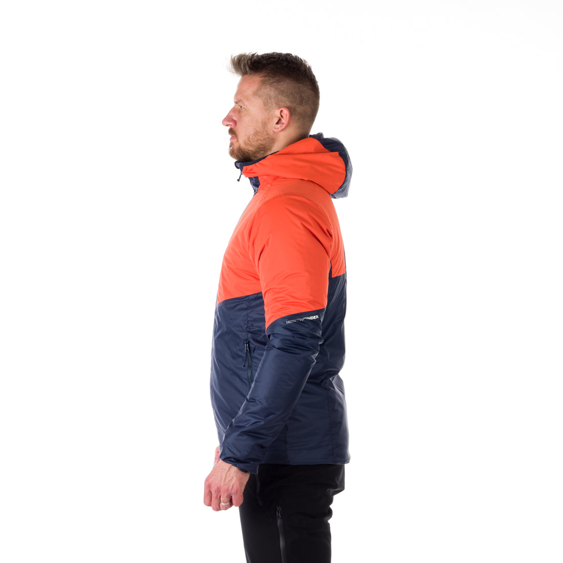 Men's insulated hybrid jacket KASHTON BU-5032OR