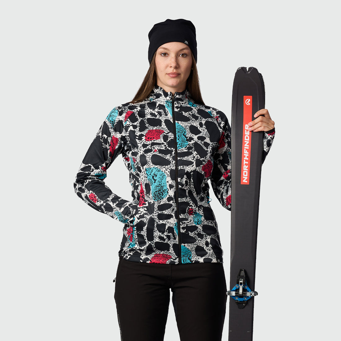 MI-46252SKP women's ski-touring sweater active sport full zip ZLIECHOVA