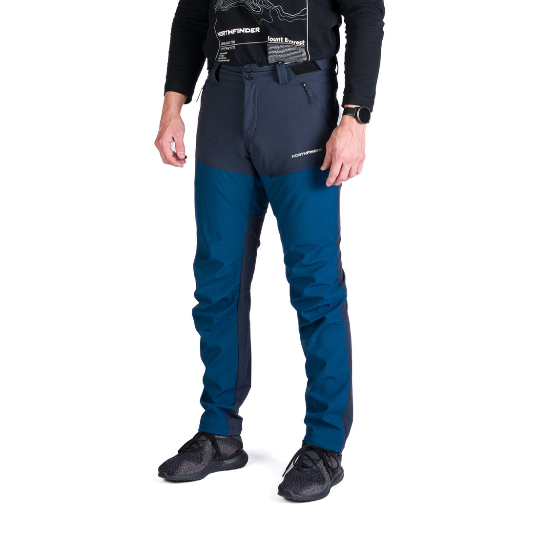 NO-3963OR men's trekking hybrid softshell pants NICOLA