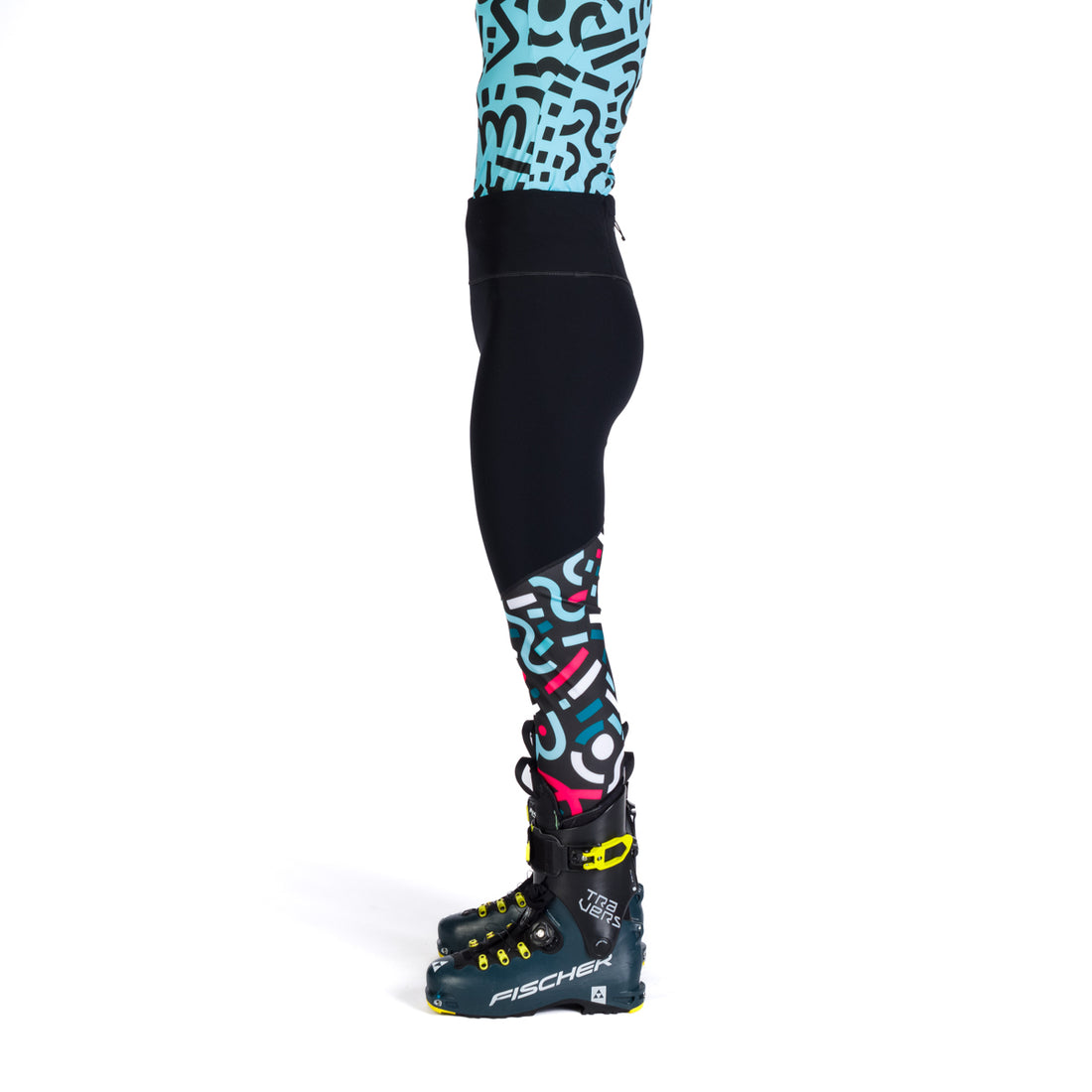 NO-46633SKP women's ski-touring pants confortable warm fleece ZDIARSKA