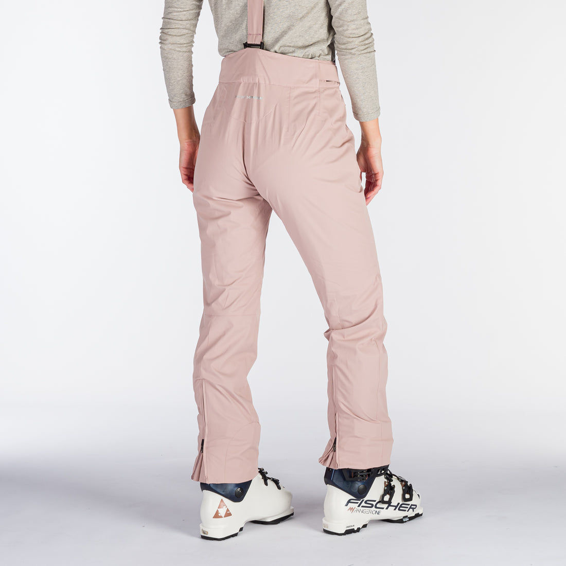 NO-4891SNW women's ski comfortable trousers with braces MAXINE