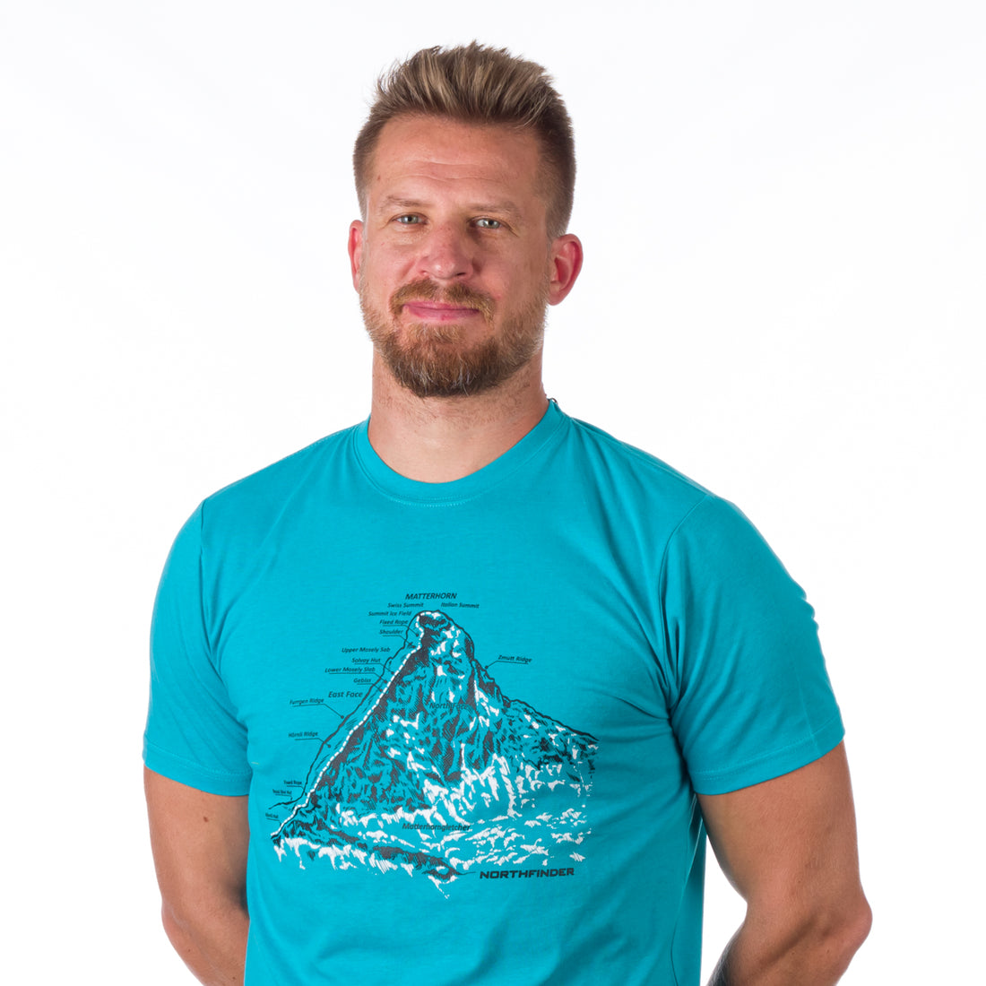 TR-3914OR men's t-shirt cotton style with print JEFFERSON