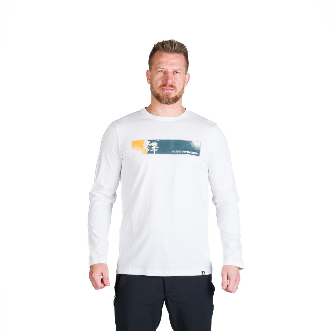 TR-3983OR men's outdoor combed cotton t-shirt with print RUSH