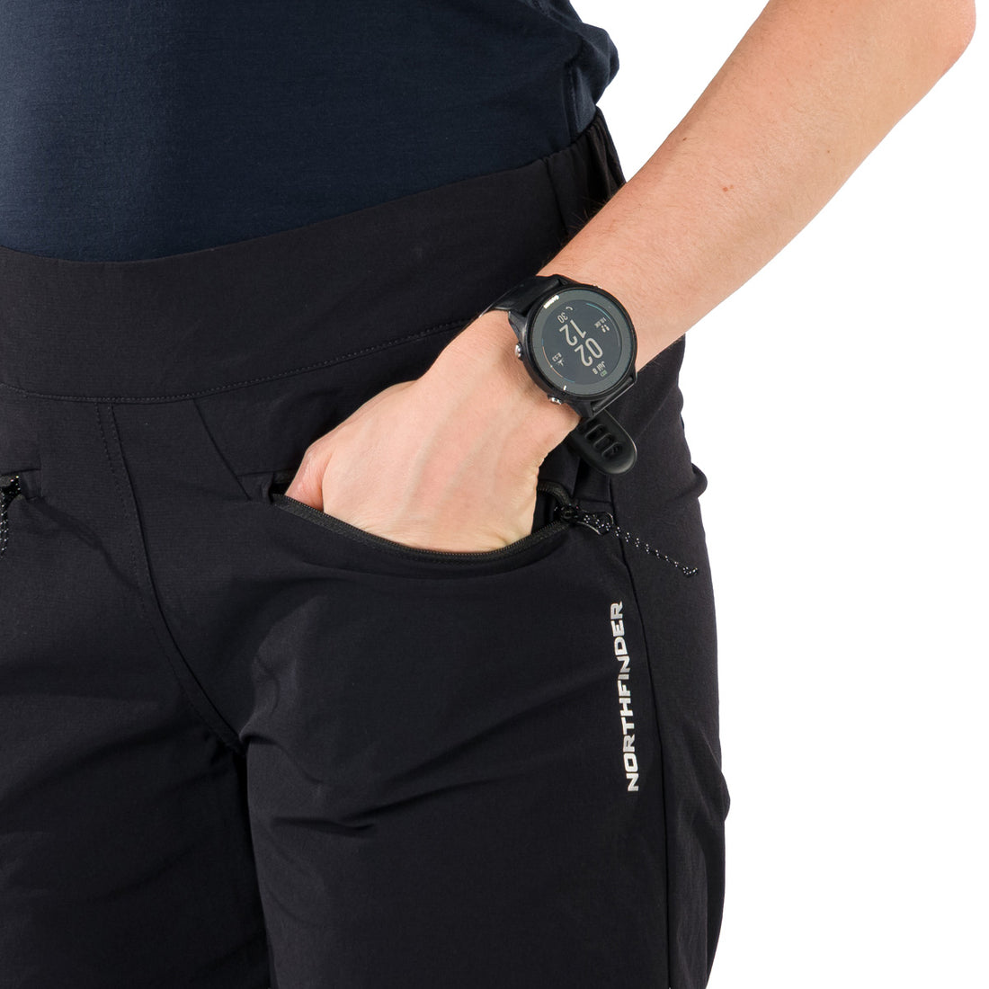 BE-4506OR women's trekking technical loose fit stretch shorts STACIE