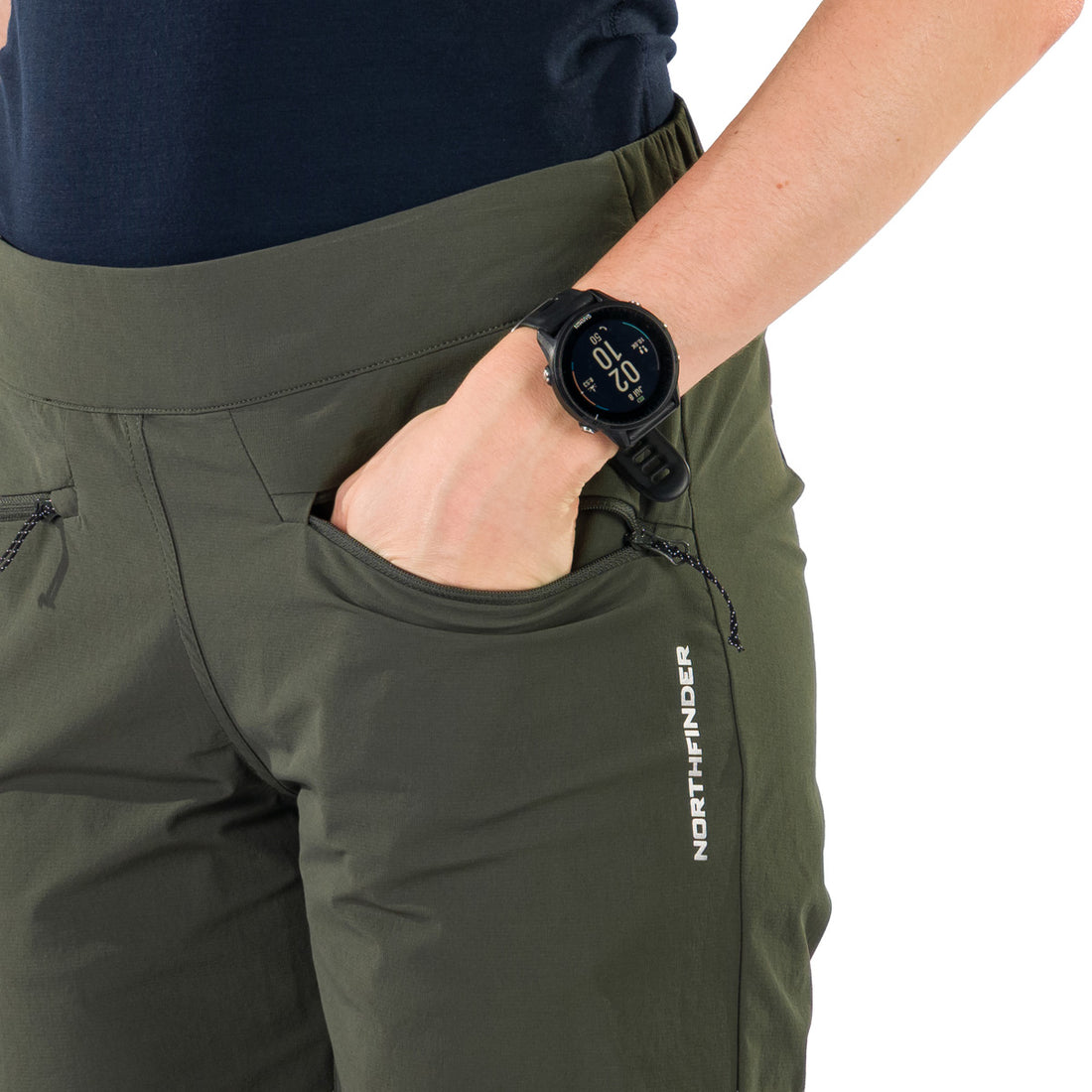 BE-4506OR women's trekking technical loose fit stretch shorts STACIE