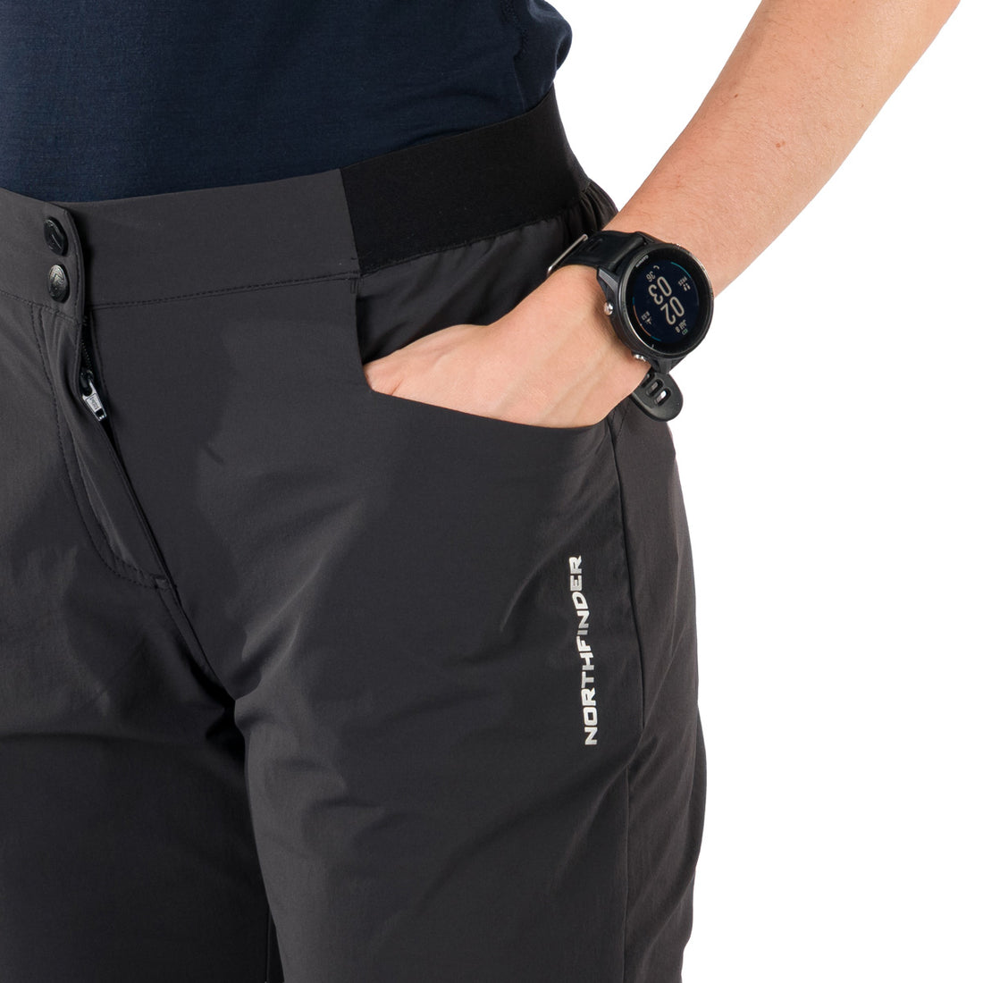 BE-4510OR women's trekking comfort lightweight stretch 3/4 shorts NIKKI