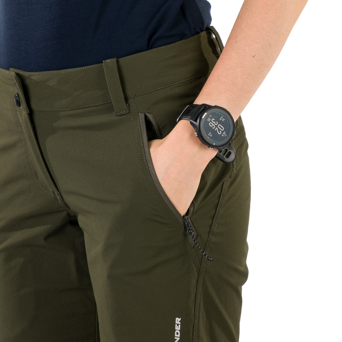 BE-4512OR women's trekking technical regular fit stretch shorts CHANDRA