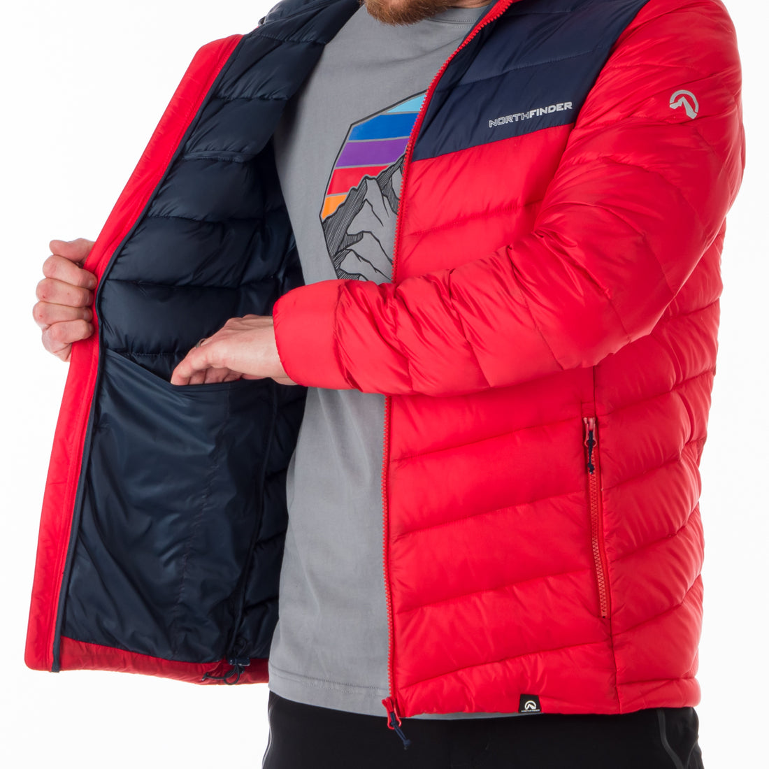 BU-5031OR men's outdoor like down jacket insulated ACE