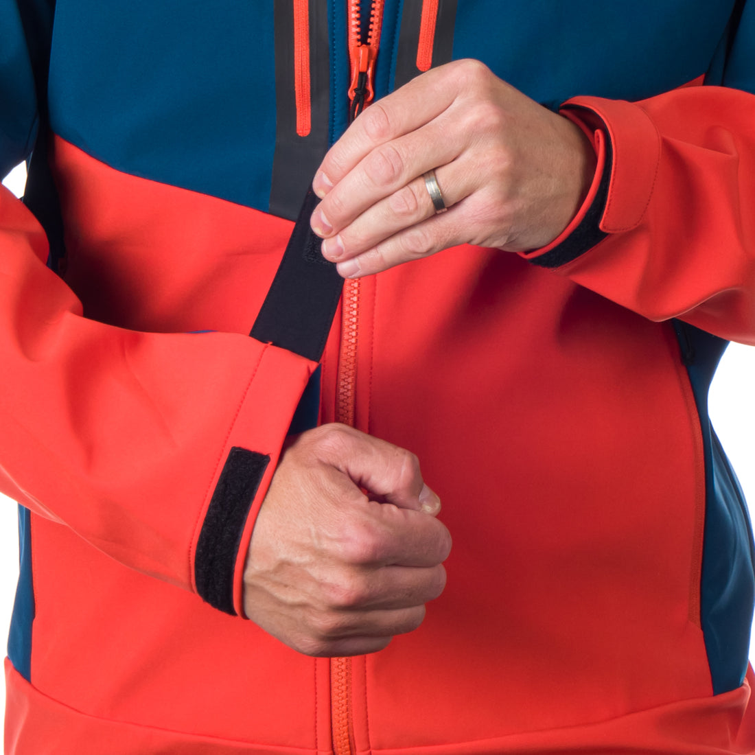 BU-5101OR men's outdoor hoody mountain softshell 3L jacket GRAYSON 