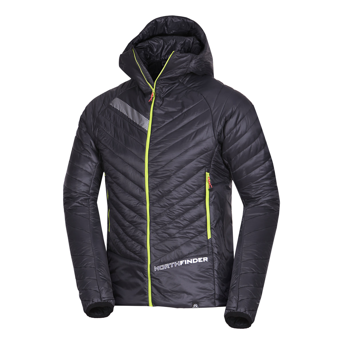 Sportfinder International Pánska skialp bunda zatepľujúca ľahká Primaloft® OHNISTE 1 - čierna / M