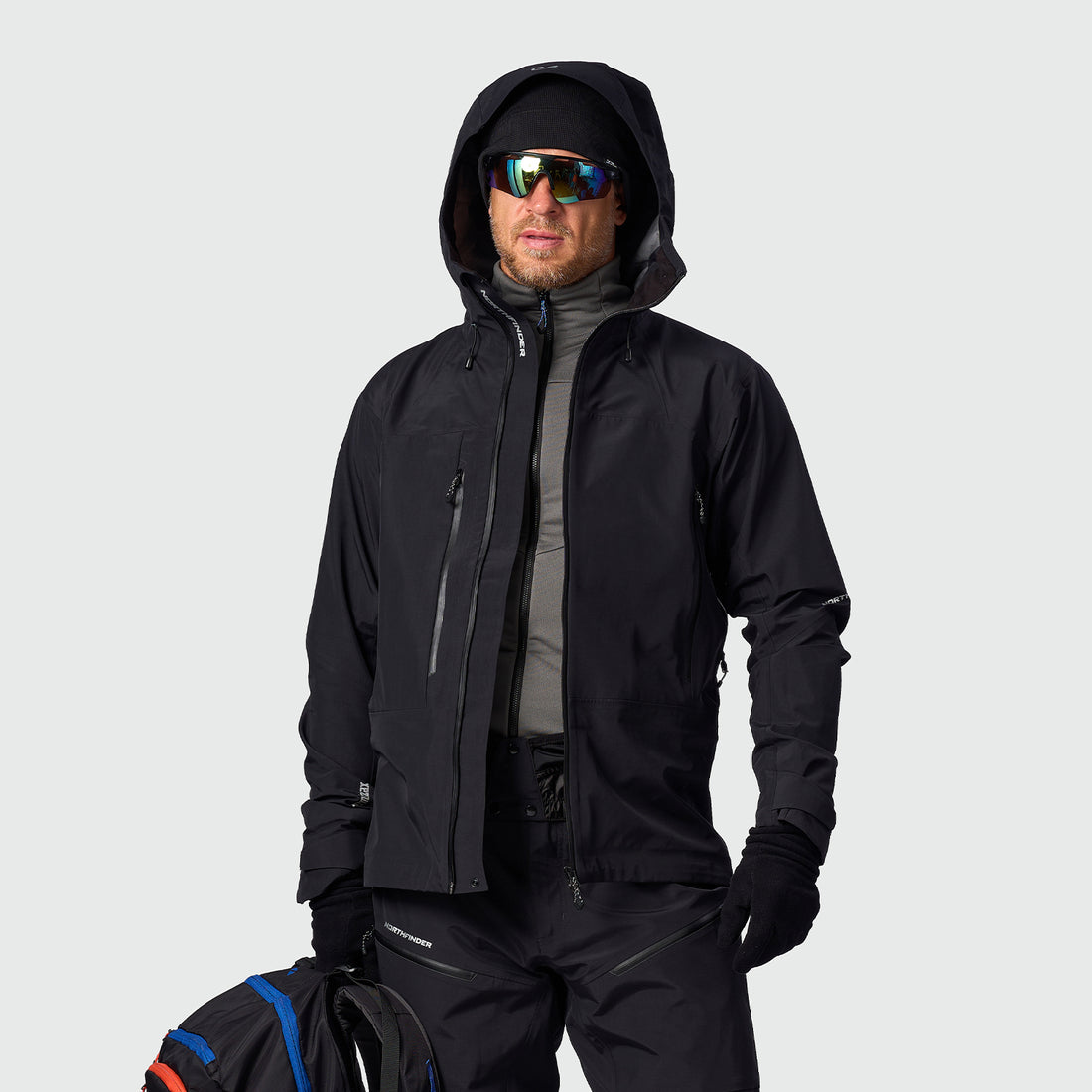 BU-5112SKP men's ski-touring technical hardshell jacket Dermizax™EV MURAN