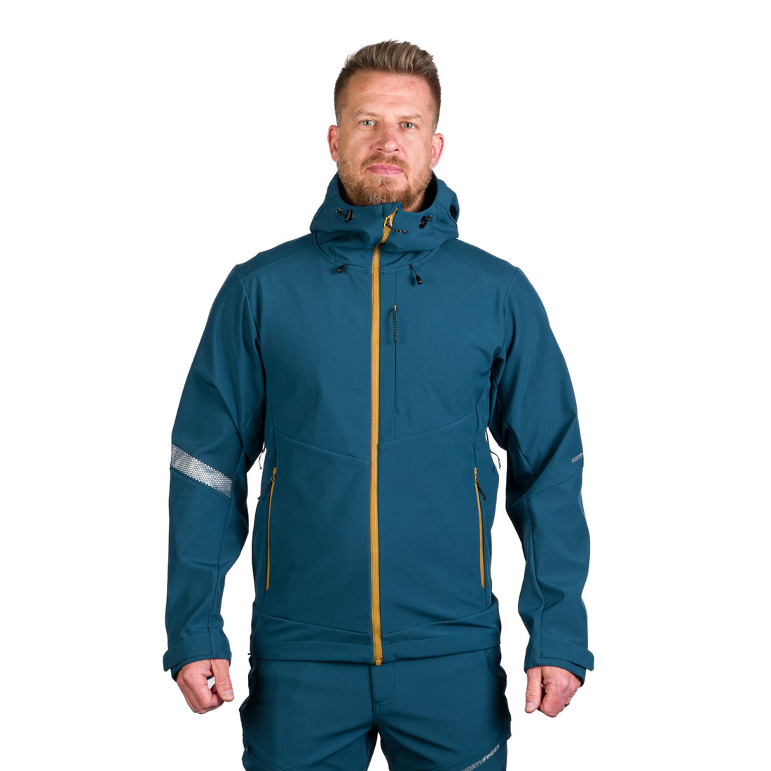 BU-5181OR men's outdoor hoody mountain softshell 3L jacket MONTE