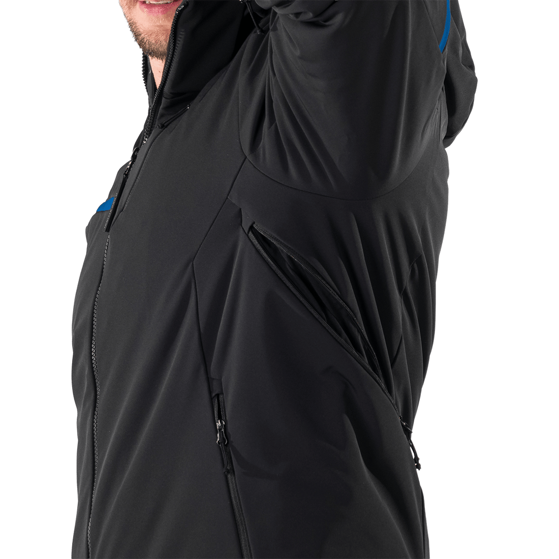 BU-5236SNW men's ski insulated softshell jacket 3L NED