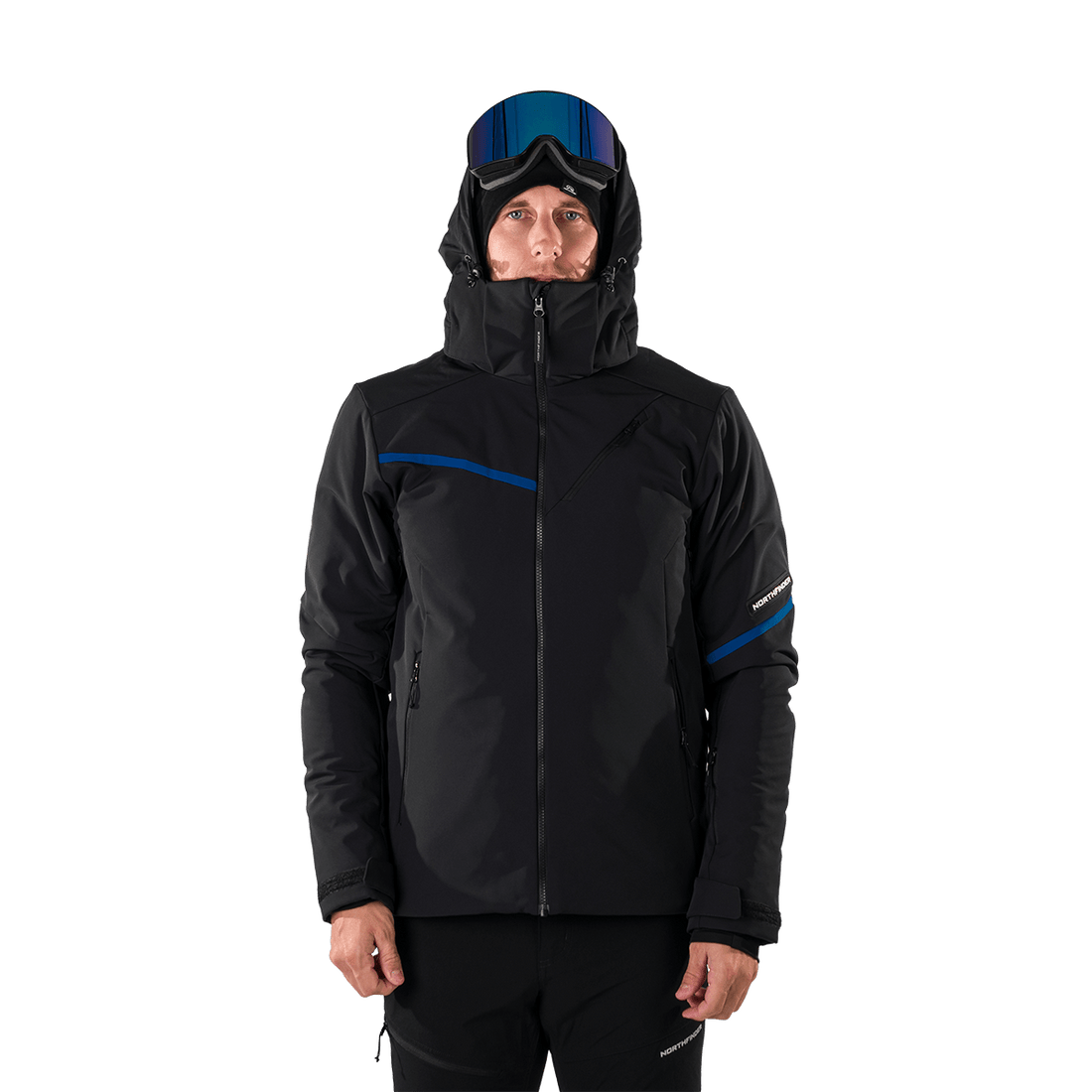 BU-5236SNW men's ski insulated softshell jacket 3L NED