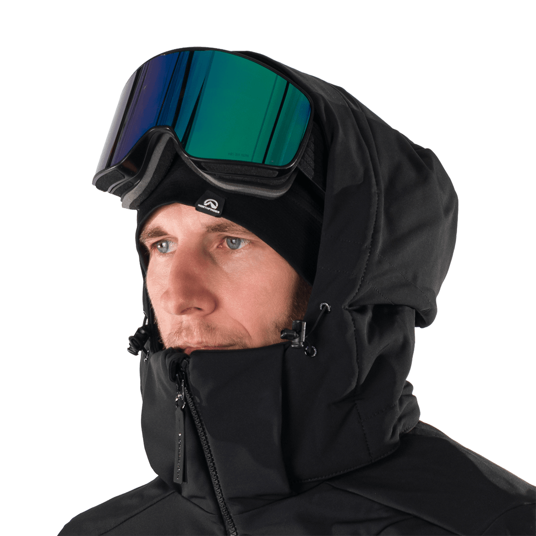 BU-5236SNW men's ski insulated softshell jacket 3L NED