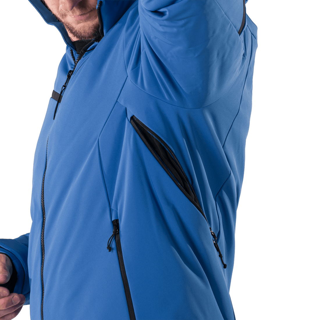 BU-5236SNW men's ski insulated softshell jacket 3L NED