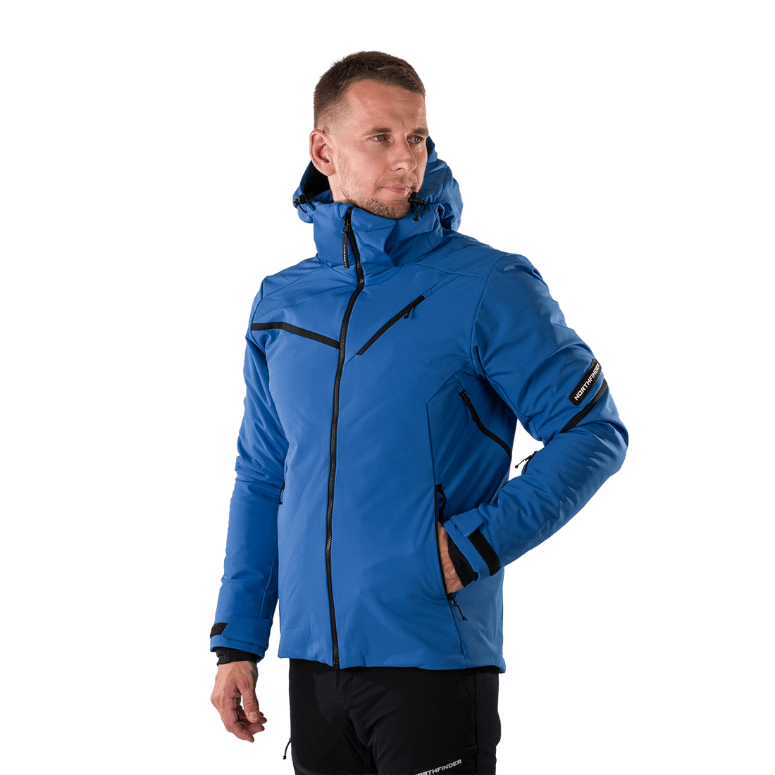 BU-5236SNW men's ski insulated softshell jacket 3L NED