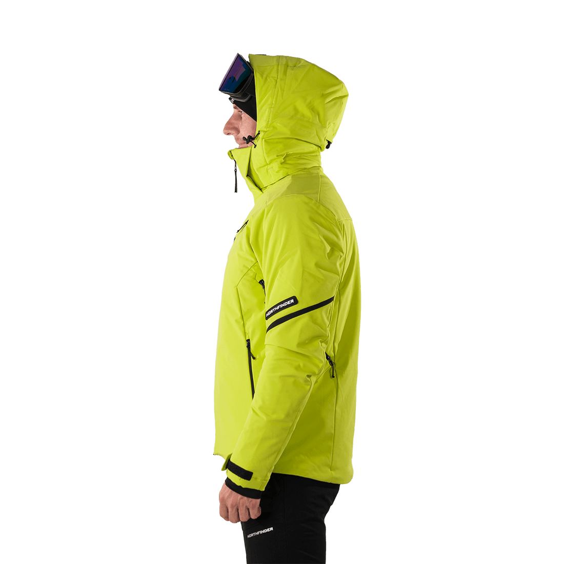 BU-5236SNW men's ski insulated softshell jacket 3L NED