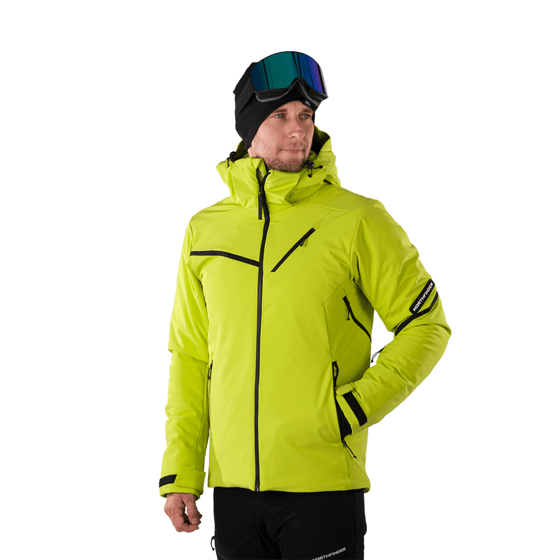BU-5236SNW men's ski insulated softshell jacket 3L NED