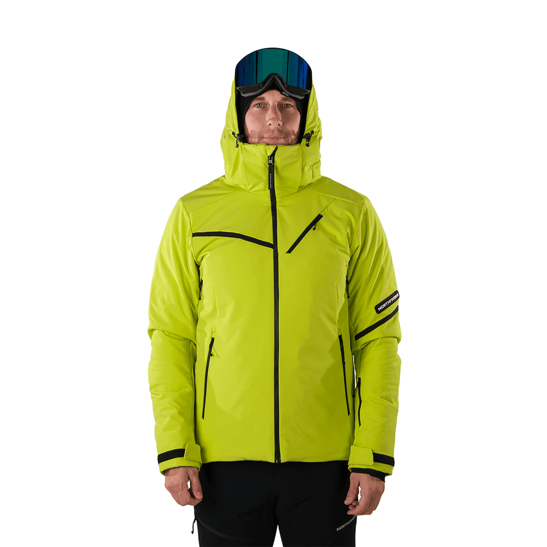 BU-5236SNW men's ski insulated softshell jacket 3L NED