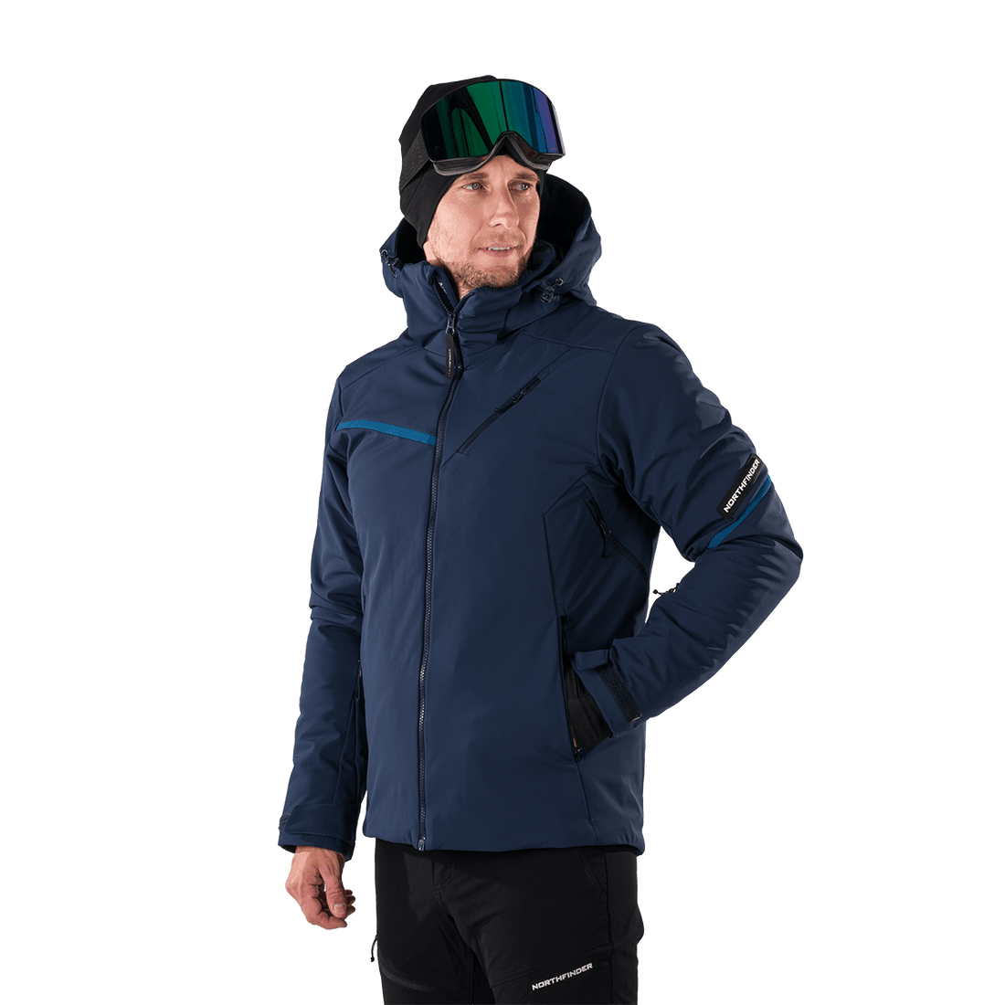 BU-5236SNW men's ski insulated softshell jacket 3L NED