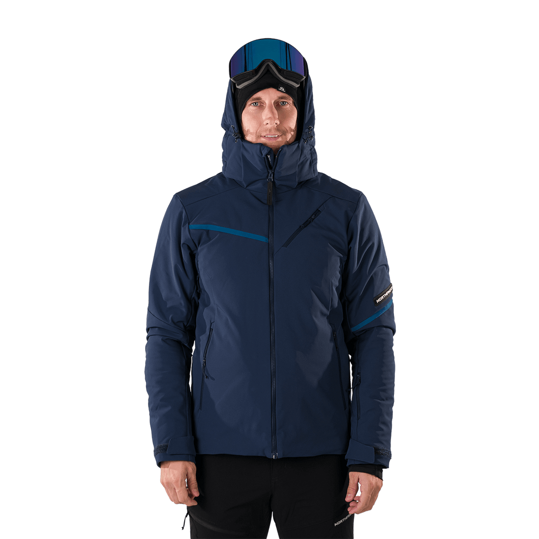 BU-5236SNW men's ski insulated softshell jacket 3L NED