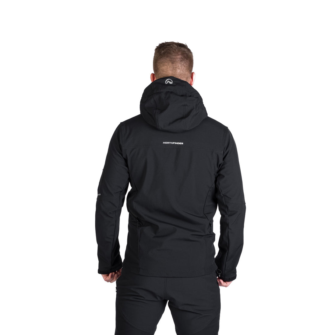 BU-5245OR men's travel softshell hood off jacket 3L GIULIO