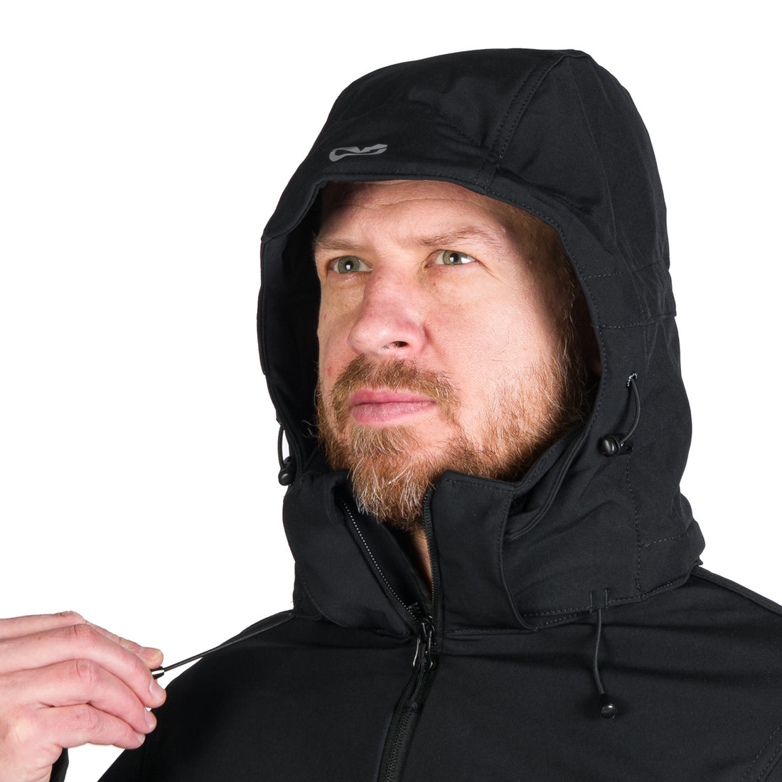 BU-5245OR men's travel softshell hood off jacket 3L GIULIO
