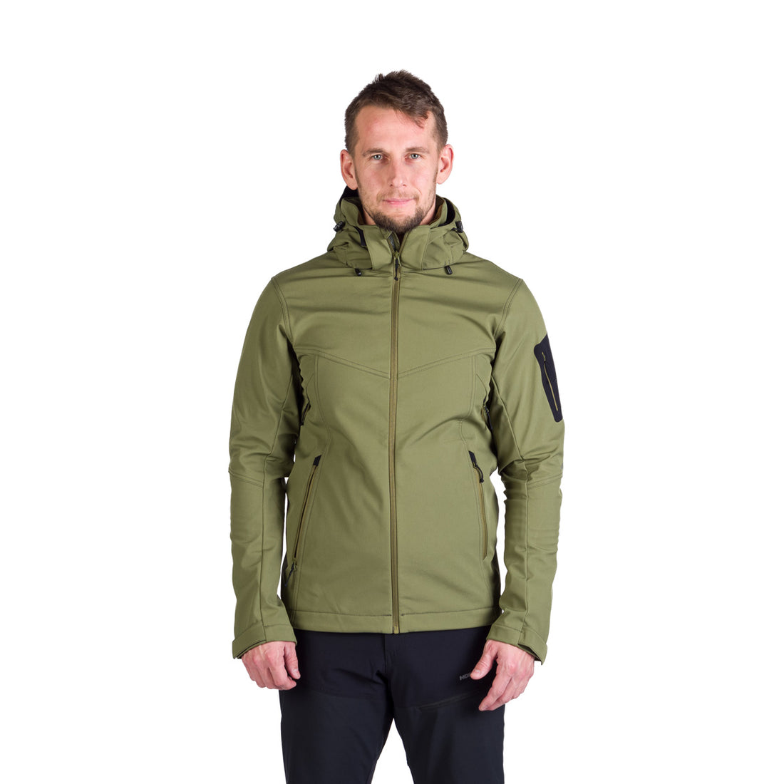 BU-5245OR men's travel softshell hood off jacket 3L GIULIO