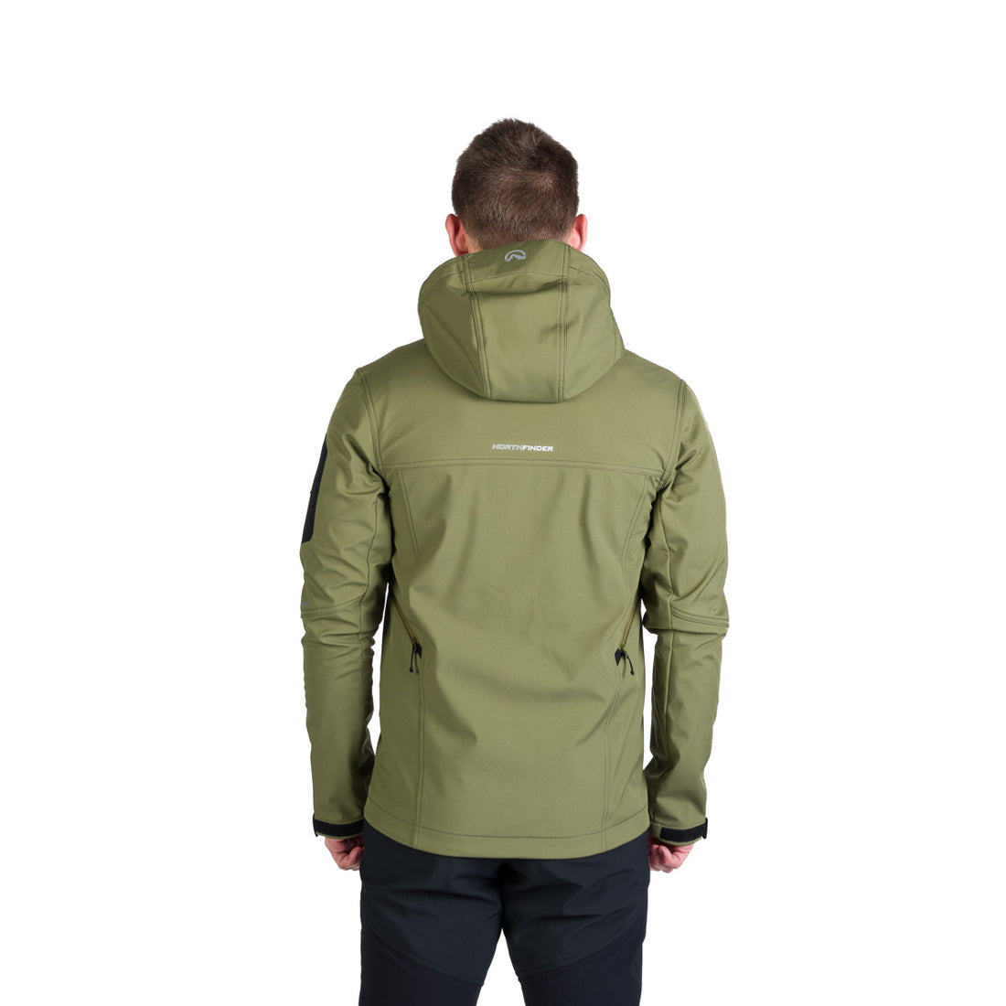 BU-5245OR men's travel softshell hood off jacket 3L GIULIO