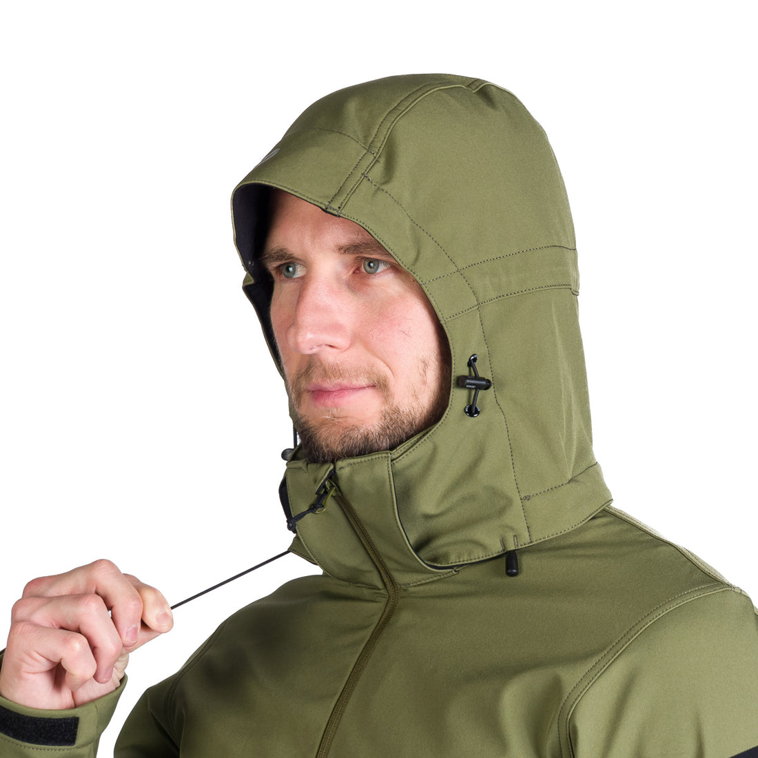 BU-5245OR men's travel softshell hood off jacket 3L GIULIO