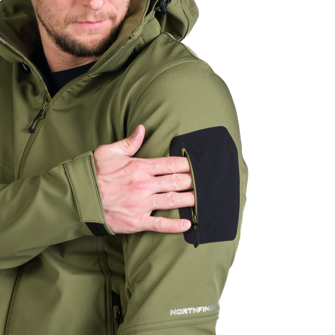 BU-5245OR men's travel softshell hood off jacket 3L GIULIO