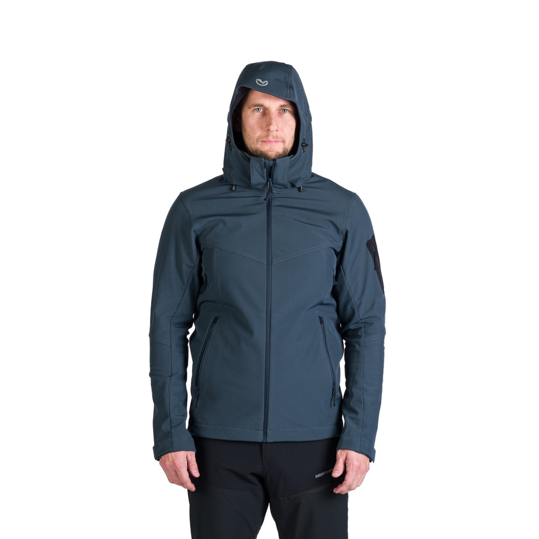 BU-5245OR men's travel softshell hood off jacket 3L GIULIO
