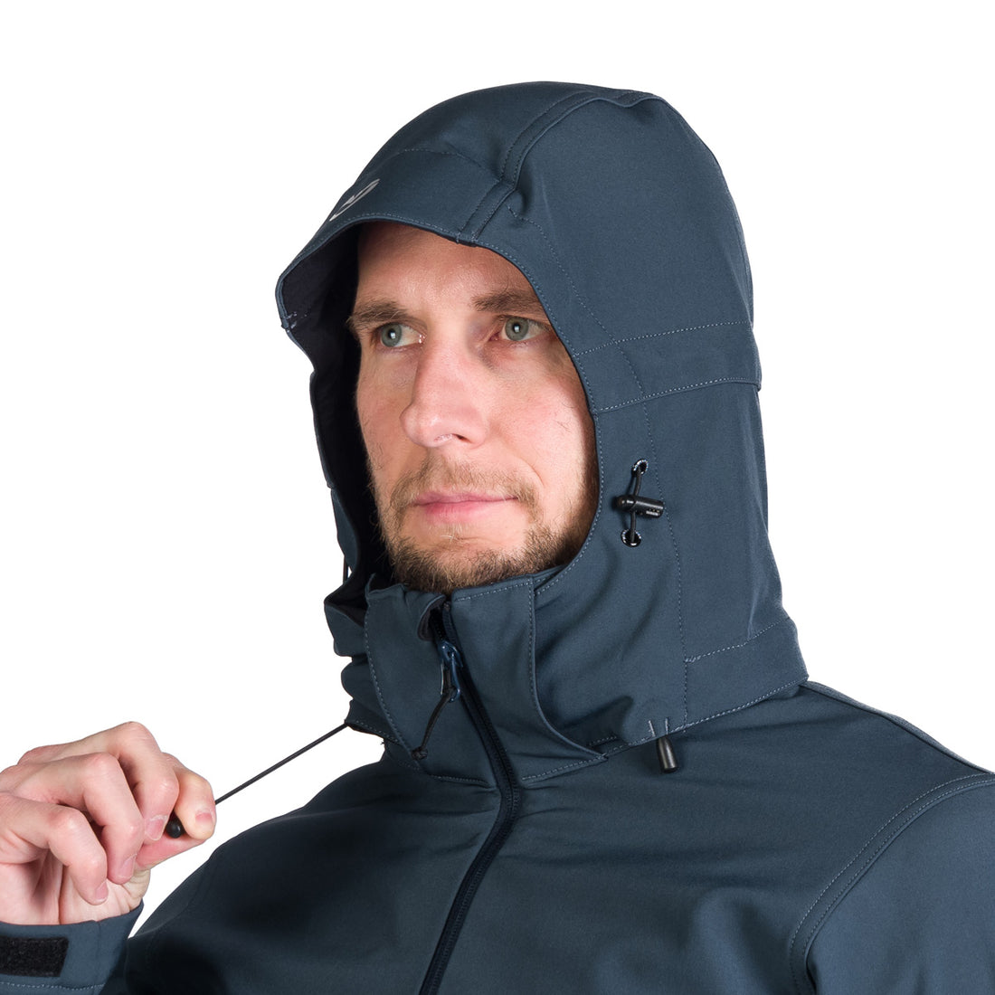BU-5245OR men's travel softshell hood off jacket 3L GIULIO