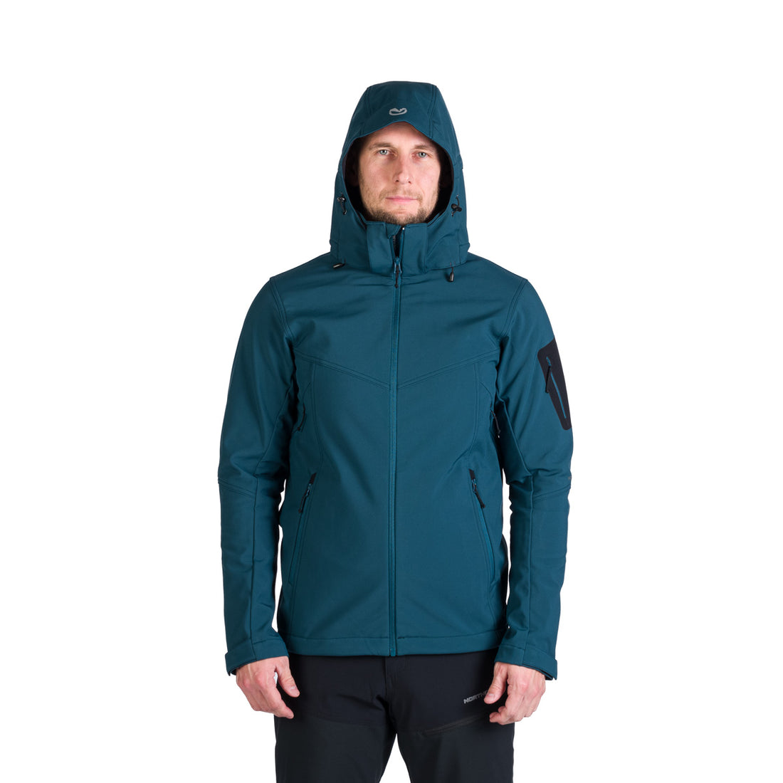 BU-5245OR men's travel softshell hood off jacket 3L GIULIO