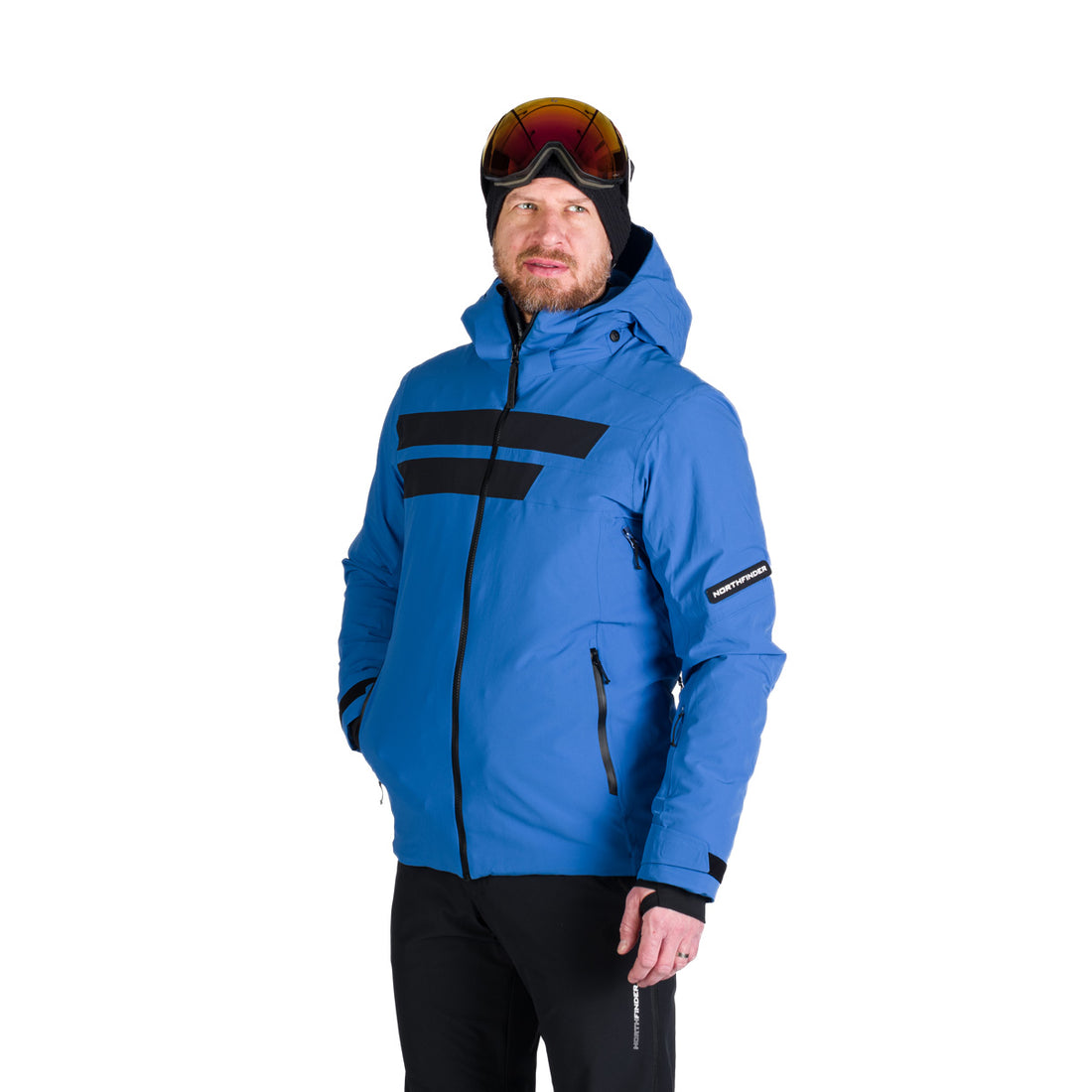 BU-5257SNW men's ski technical jacket fully featured VALERIO