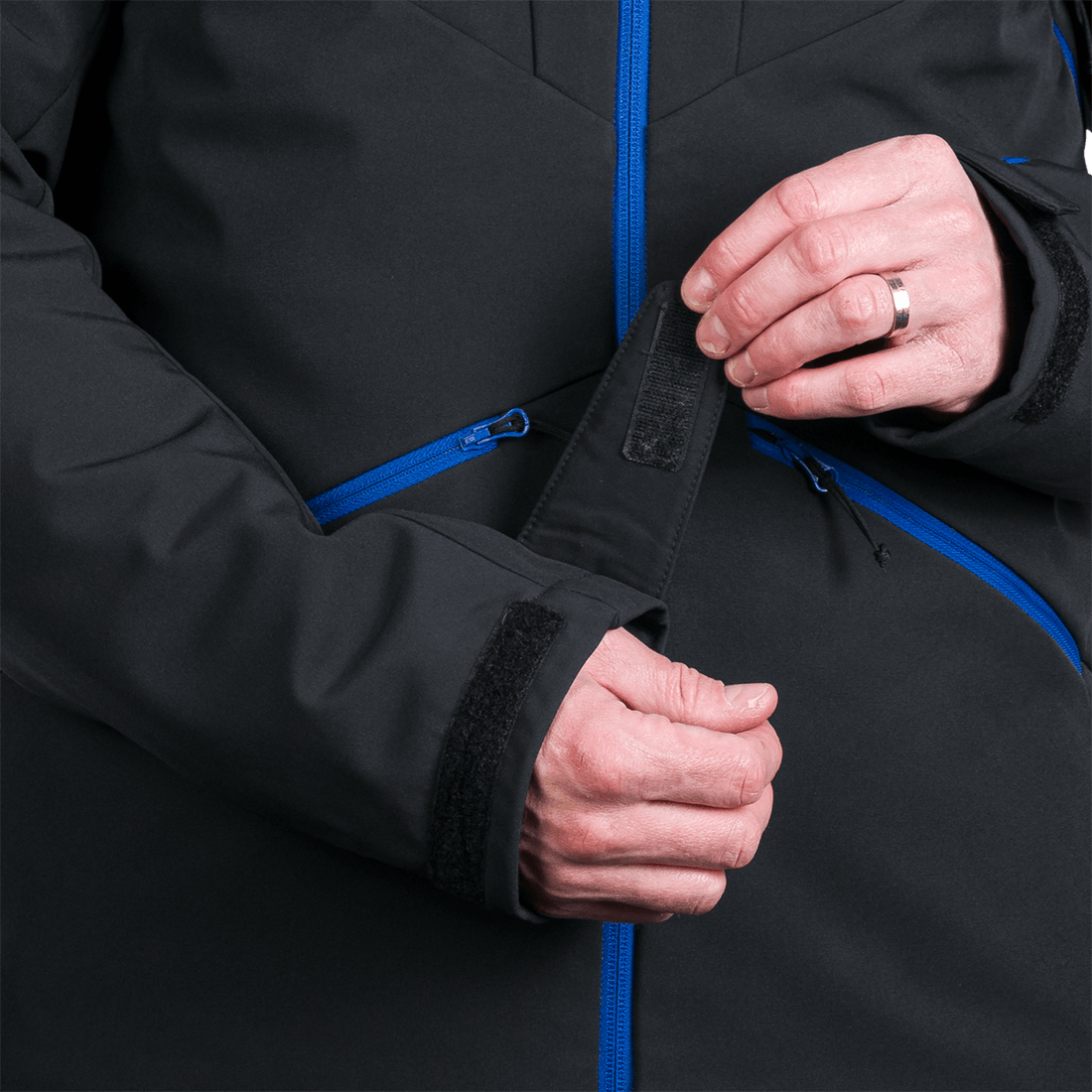 BU-5263SNW men's ski softshell insulated jacket ALPHONSE