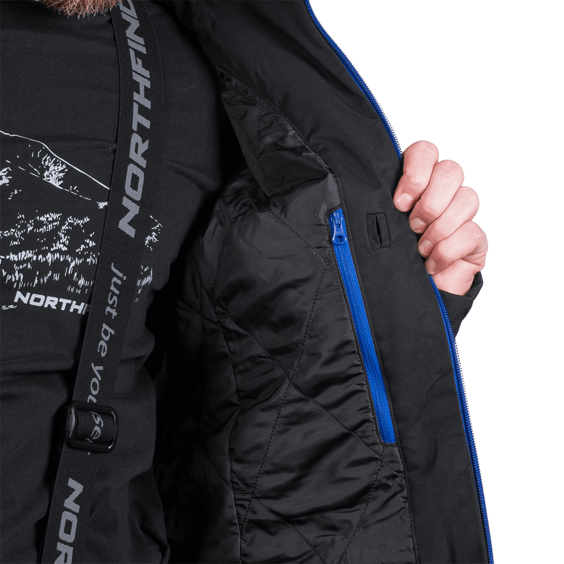 BU-5263SNW men's ski softshell insulated jacket ALPHONSE