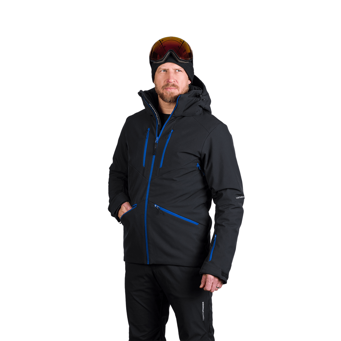 BU-5263SNW men's ski softshell insulated jacket ALPHONSE