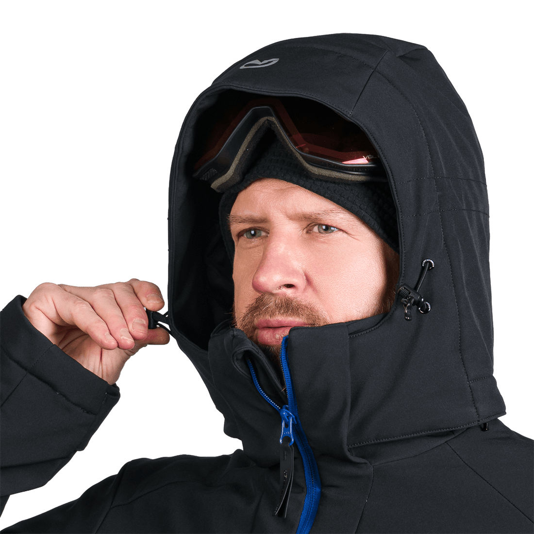 BU-5263SNW men's ski softshell insulated jacket ALPHONSE