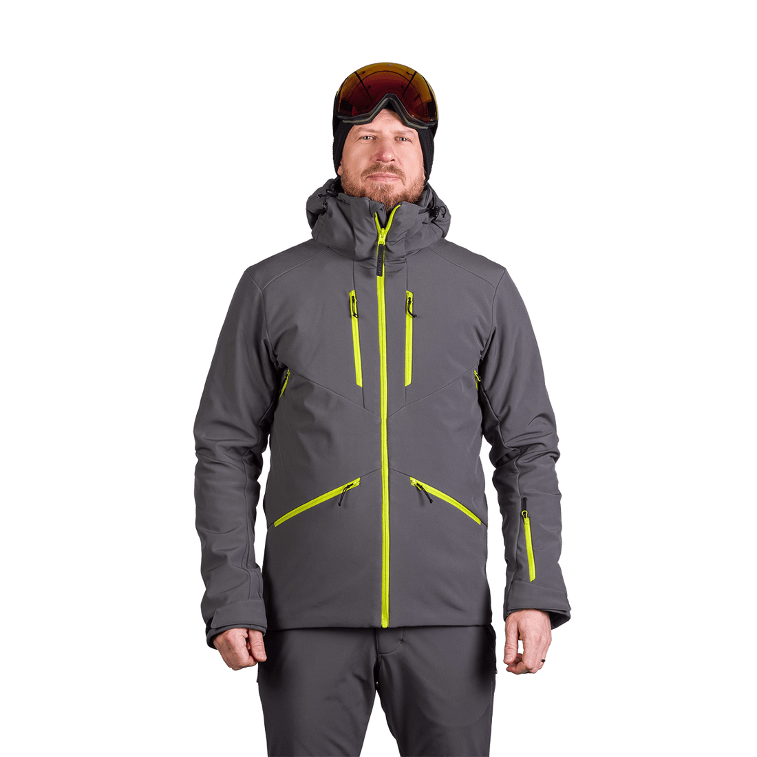 BU-5263SNW men's ski softshell insulated jacket ALPHONSE