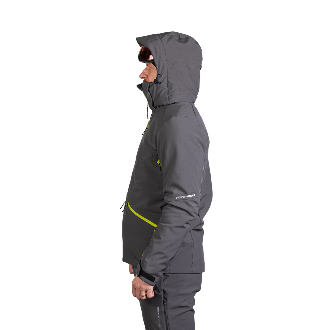 BU-5263SNW men's ski softshell insulated jacket ALPHONSE