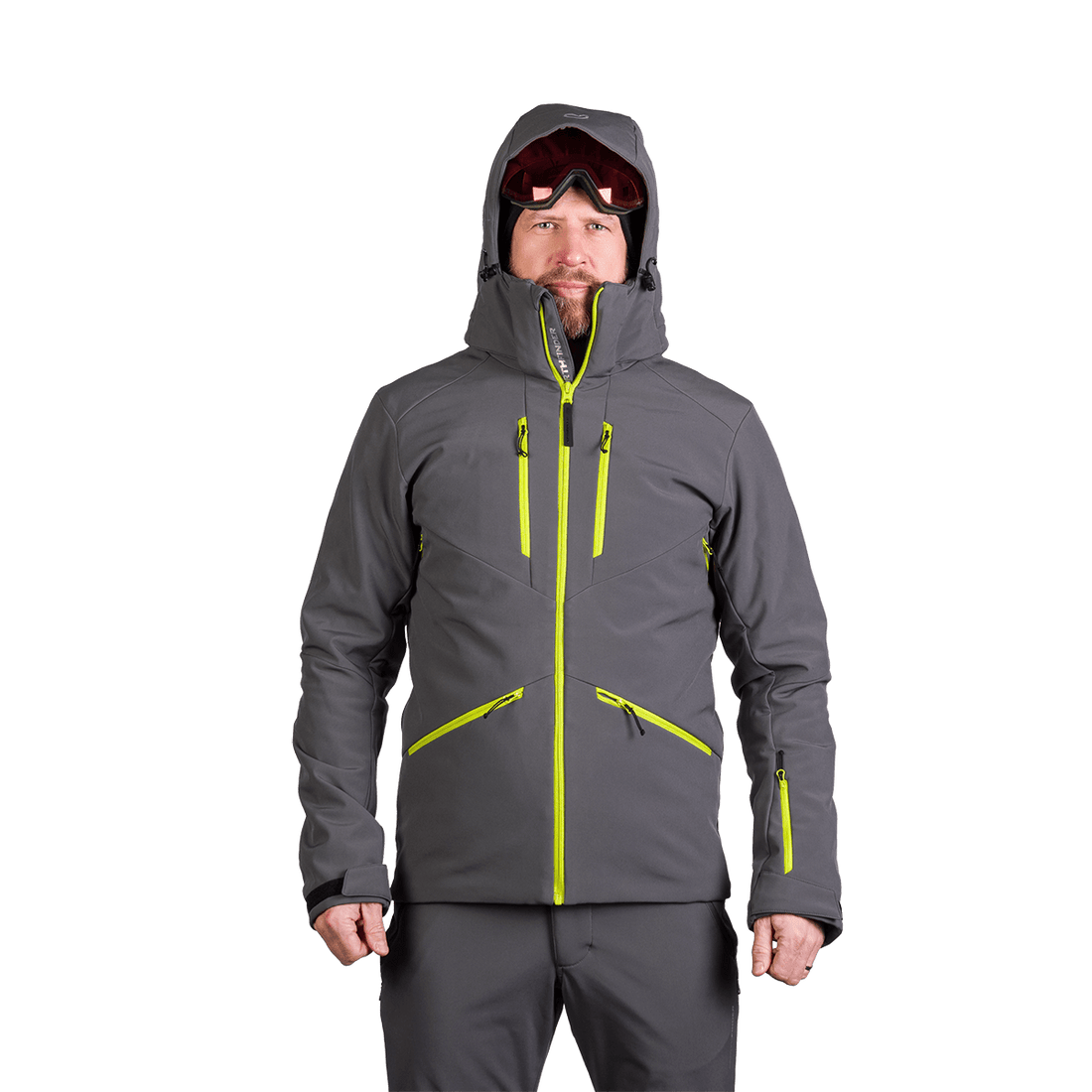 BU-5263SNW men's ski softshell insulated jacket ALPHONSE