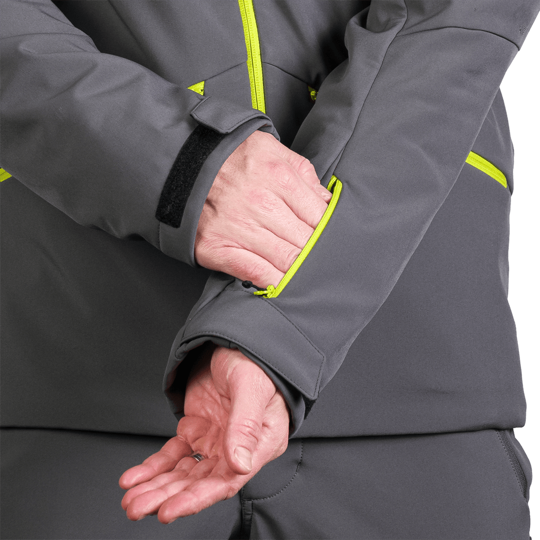 BU-5263SNW men's ski softshell insulated jacket ALPHONSE