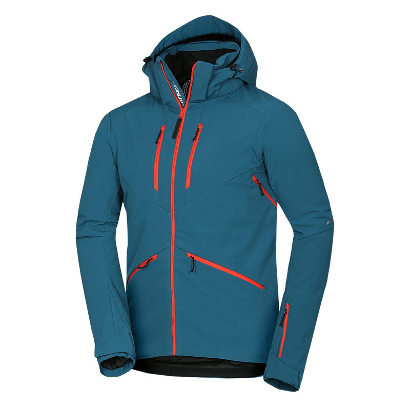 BU-5263SNW men's ski softshell insulated jacket ALPHONSE