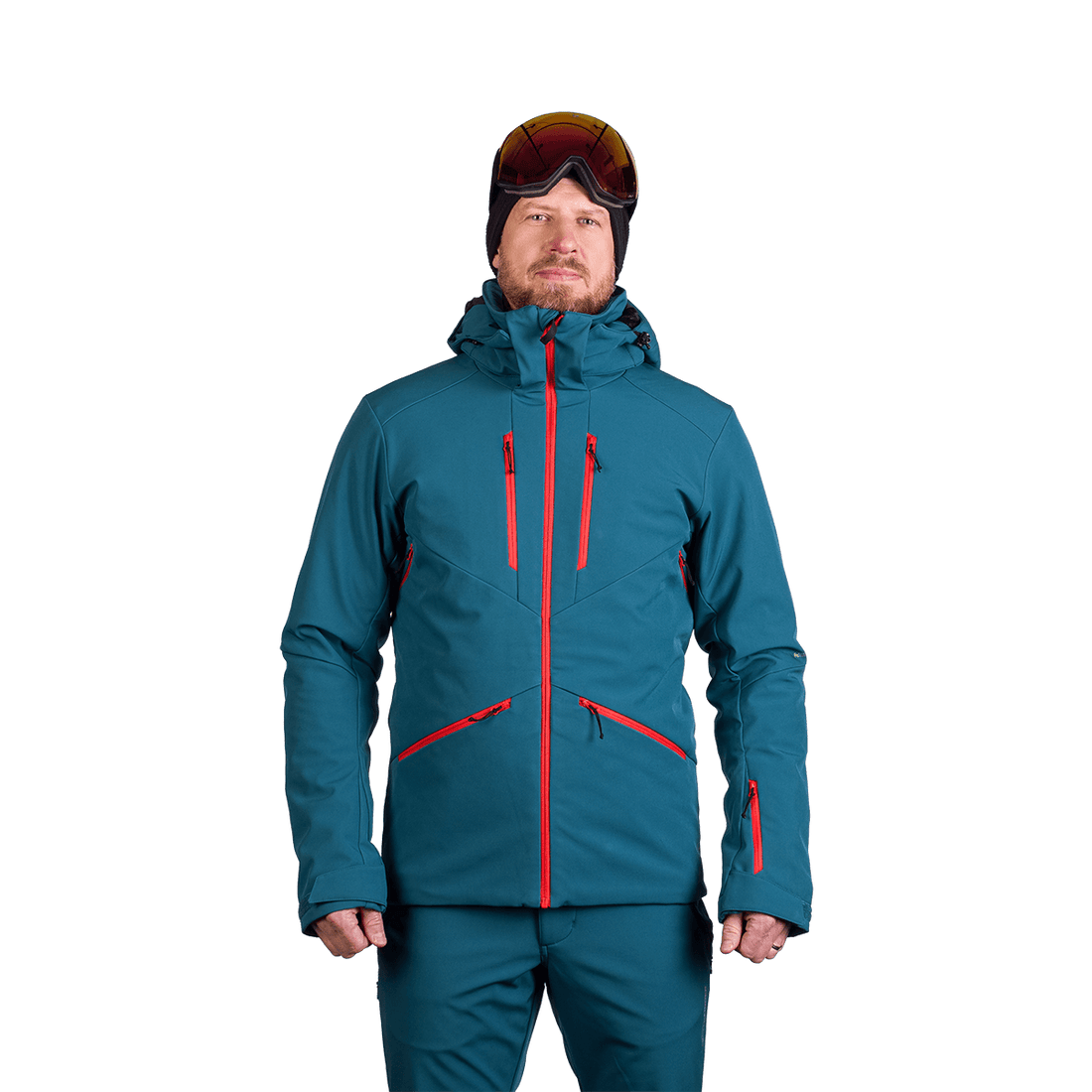 BU-5263SNW men's ski softshell insulated jacket ALPHONSE