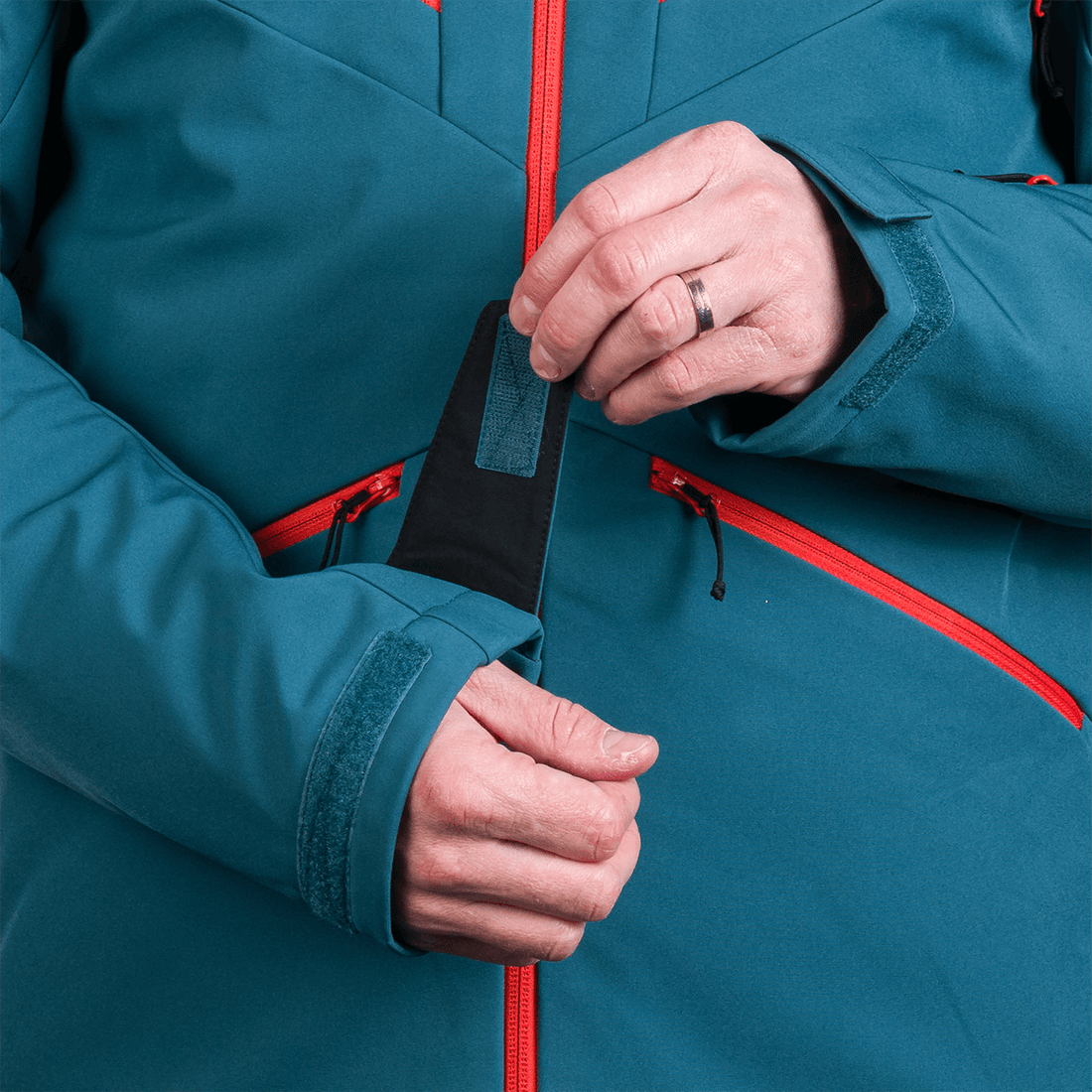 BU-5263SNW men's ski softshell insulated jacket ALPHONSE
